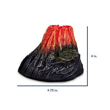 imagitarium Petco Brand Bubbling LED Volcano Aquarium Ornament Standard